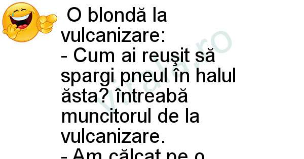 Blonda la vulcanizare