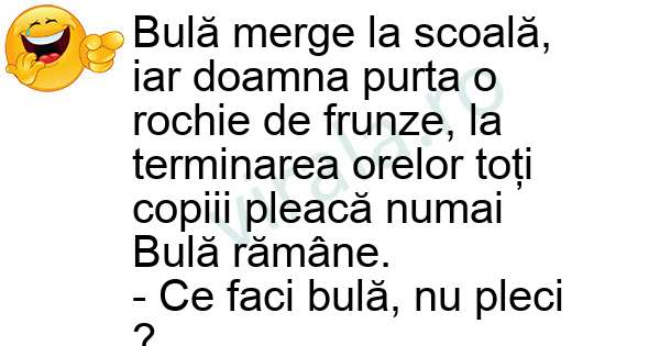 Bula asteapta toamna