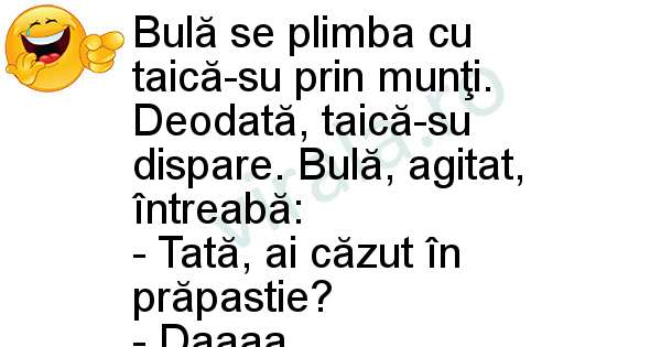 Bula cu taica-su in munti
