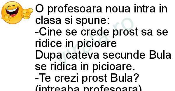 Bula si profesoara noua