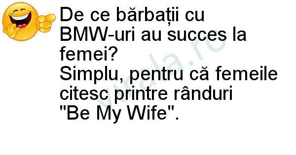 Daca ai BMW, ai succes la femei