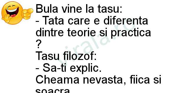 Diferenta dintre teorie si practica