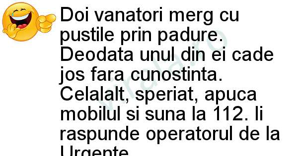 Doi vanatori in padure