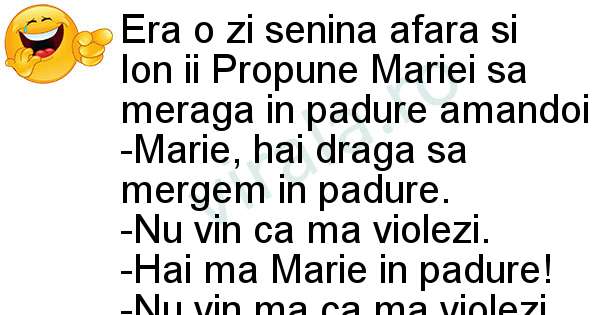 Ion si Maria in padure