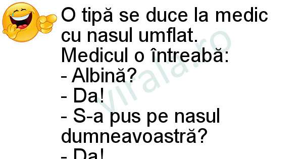 La medic cu nasul umflat
