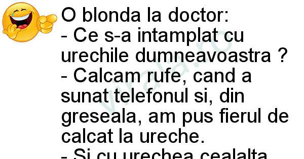 O blonda la doctor