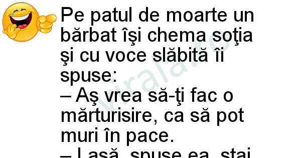 Pe patul de moarte