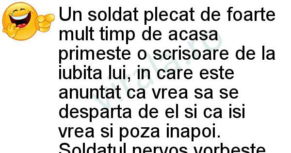 Soldatul si scrisoarea de la iubita
