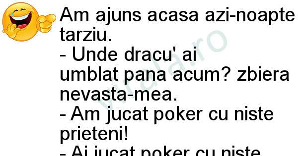 Sotul la poker