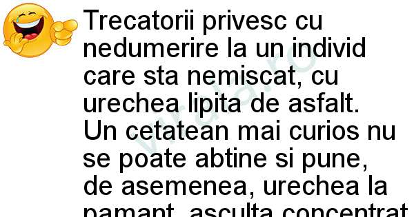 Un cetatean curios