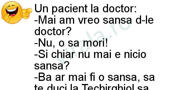 Un pacient la doctor