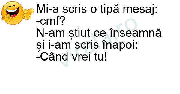 Mi-a scris o tipa mesaj